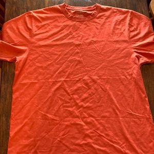 L.L. Bean Orange Crew Neck T-Shirt XL Reg